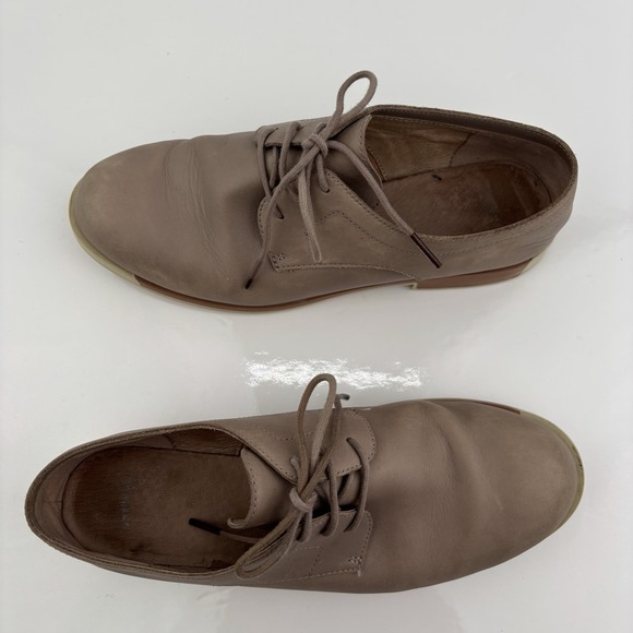 Camper Bowie Women minimalist Shoes Loafer Sz 7 Quiet Luxury Beige Tan Normcore - Picture 4 of 11